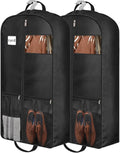 43" Heavy Duty Garment Bags for Travel 6.5" Gusseted Suit Bags for Closet by BH7STAR