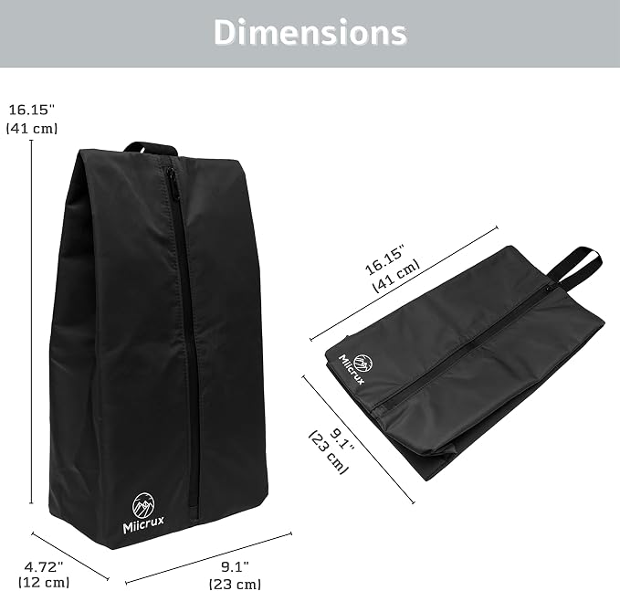 Travel Shoe Bag, Odor Absorbing Bag, Water Resistant, Shoe Storage, Organizer - Image 5