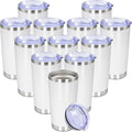 20 oz Tumbler with lid Double Wall Vacuum Insulated Tumblers Stainless Steel by Providethebestproducts