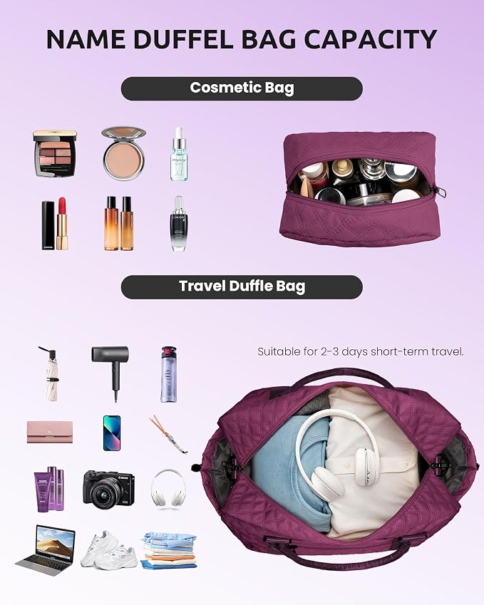 Granddaughter Gift from Grandmom, Teen Birthday Gift-Initial Travel Bag - Image 7