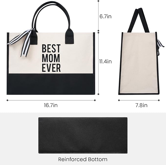 BAGAIL Initial Tote Bag, Personalized Birthday Gifts - Image 5