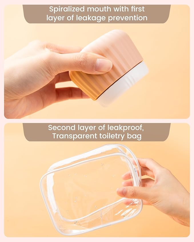 Travel Containers for Toiletries 4 Pack, TSA Approved Travel Size Toiletries - Image 9