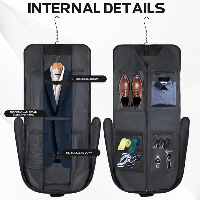 Garment Bags for travel, Hanging clothes Bag for Men Women, Suit Bags - Image 4