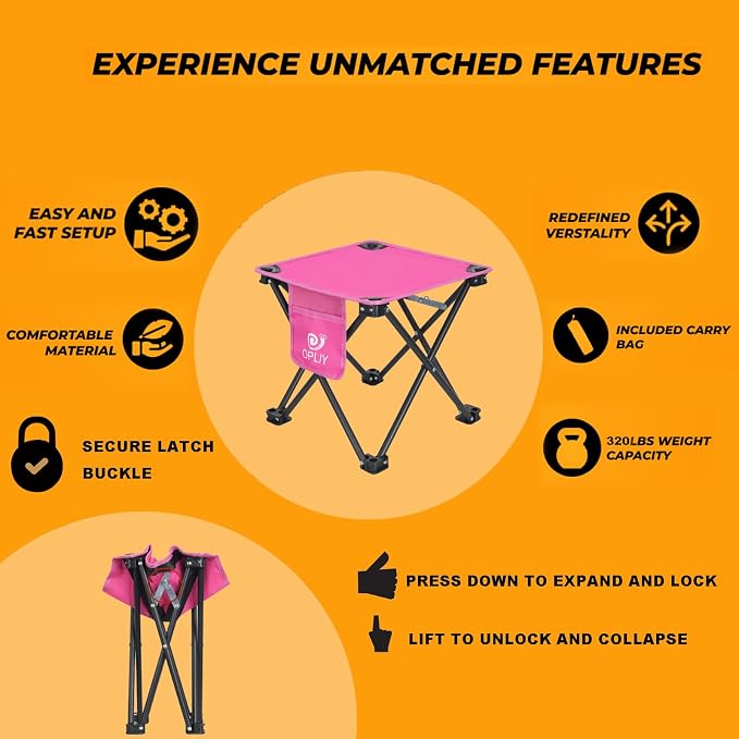 Opliy Camping Stool Upgrade Foot Stool - Image 7