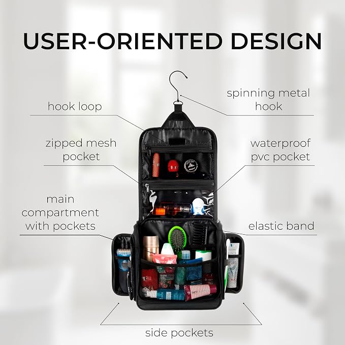 AvaJex Large Hanging Toiletry Organizer - Image 3