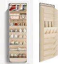 FENTEC 1 Pack Over The Door Shoe Organizer, 8-Tier Shoe Rack by Fentec