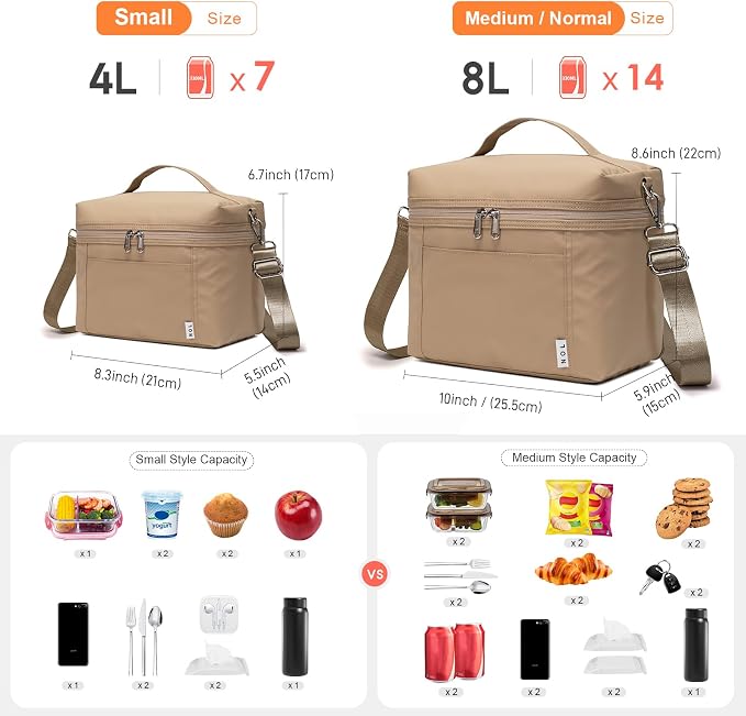 NOL Natural Organic Lifestyle Insulated Lunch Bags - Image 2