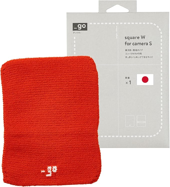 Camera Cover, Square W, Made in Japan, S size by PACKINGKNIT_GO