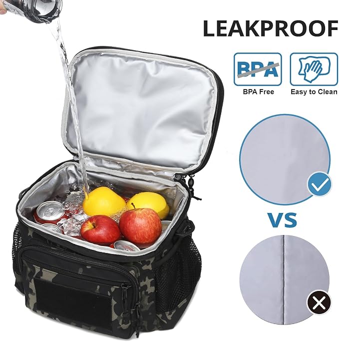ATRIPACK Lunch Bag for Men, Double Deck Tactical Lunch Box Work - Image 7
