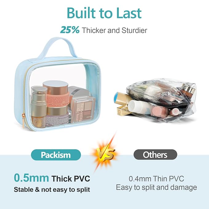 PACKISM Clear Makeup Bag - Image 5