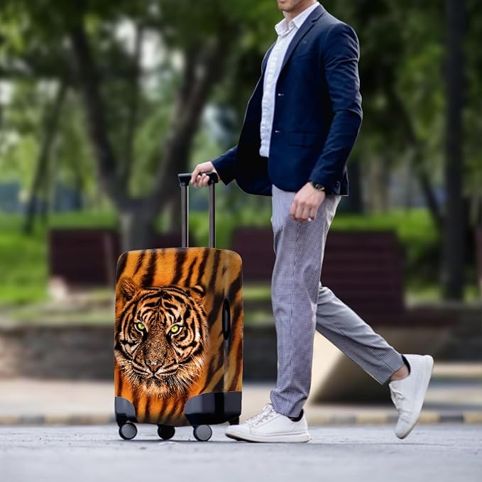 Tiger Travel Luggage Covers 30-32 Inch Spandex Suitcase Protectors - Image 3