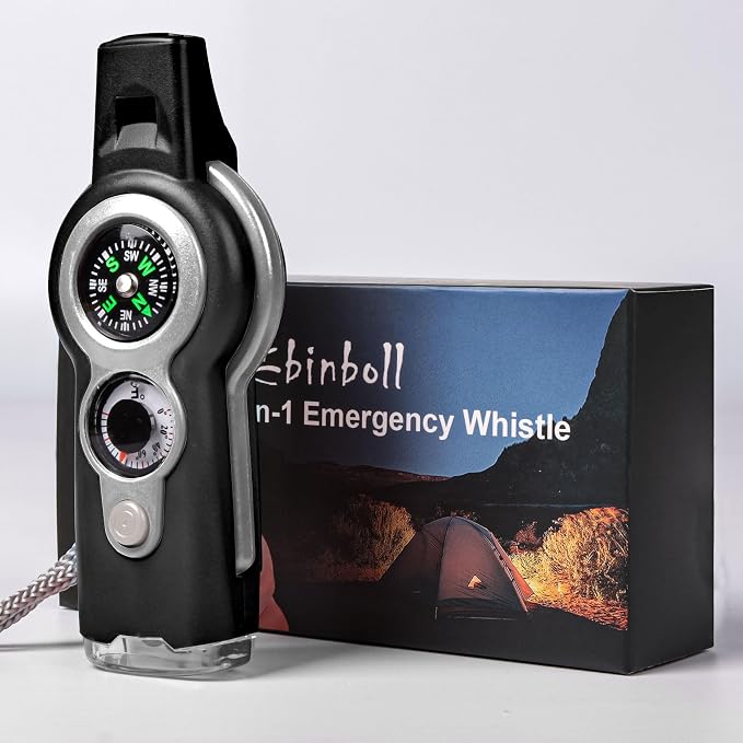 Emergency Survival Function Whistle, Outdoor Multifunctional Tool Safety Whistle - Image 2