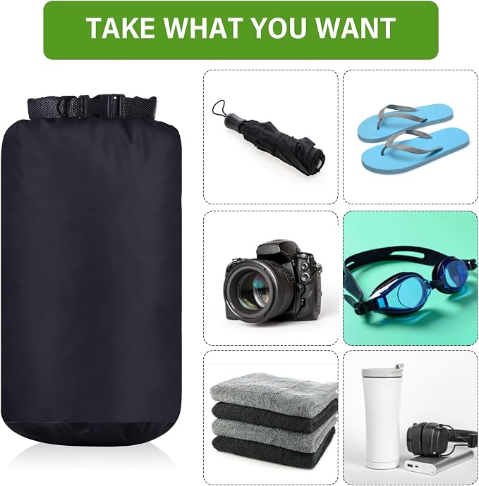 6 Pcs Waterproof Dry Bag Sack Lightweight Outdoor Dry Bags 35 L, 20 L, 15 L - Image 5