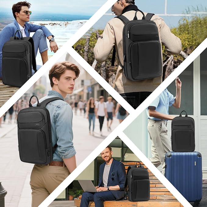 Backpack for Men Slim & Expandable Travel Laptop Backpack - Image 7