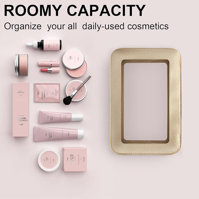 LETGO Clear Makeup Bags, TSA Approved Toiletry Bag - Image 3