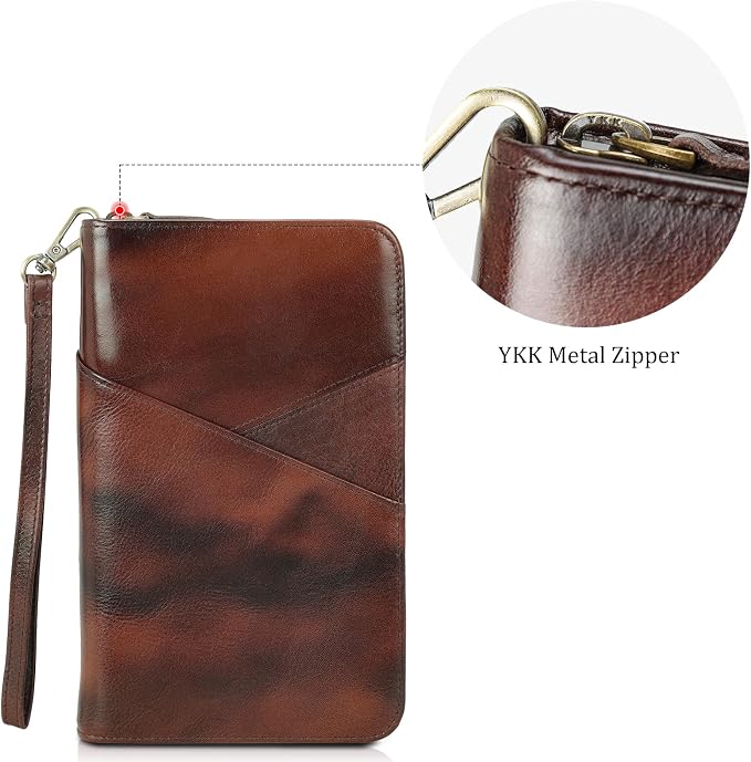 Polare Full Grain Leather Passport Holder - Image 4