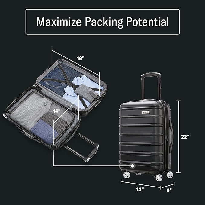 Samsonite Omni 2 Carry-On Hardside Luggage - Image 3