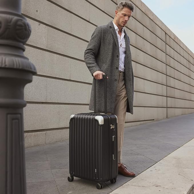 LEVEL8 Grace Luggage, 28 Inch Hardside Suitcase, Abs+Pc Harshell Spinner Luggage - Image 6