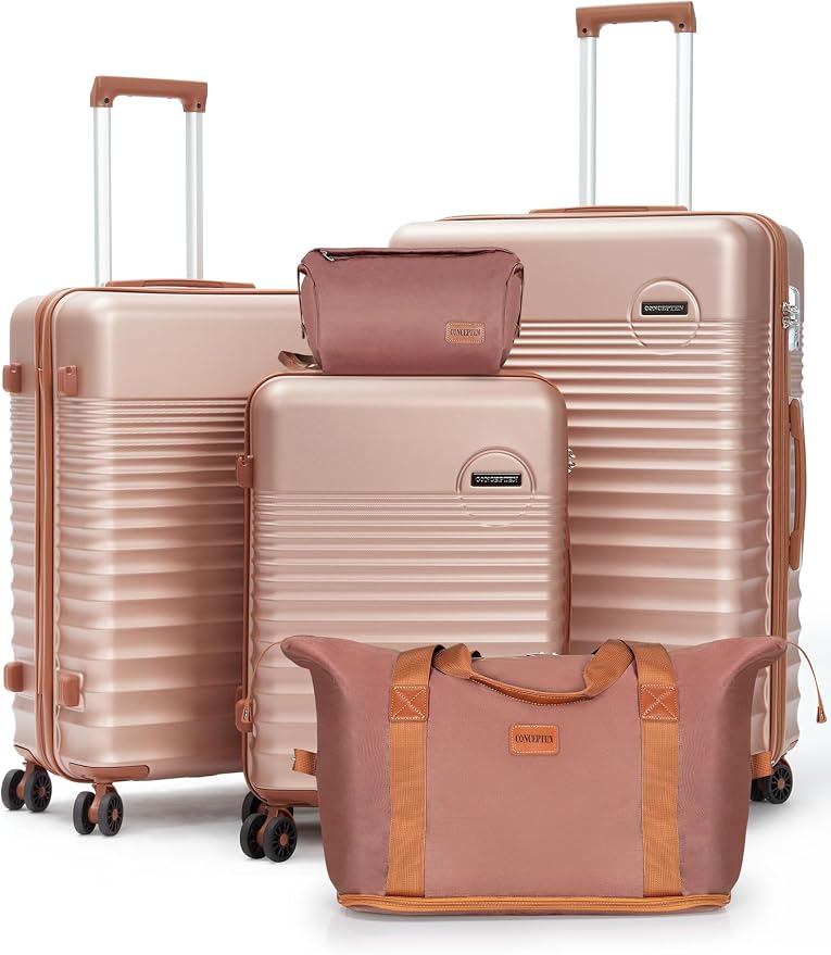 Luggage Sets 5 Piece, Suitcases by CONCEPTEN