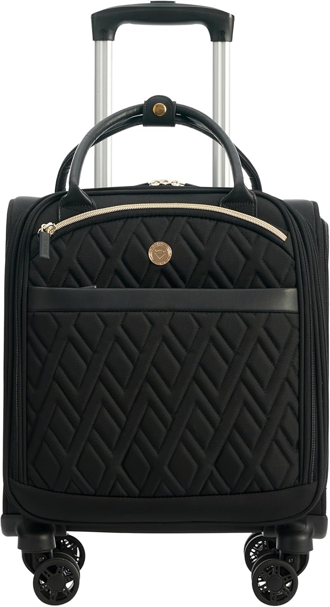Verage 18x14x8in Spinner Underseat Carry-On Luggage -Airplane Personal Item Bag by VERAGE