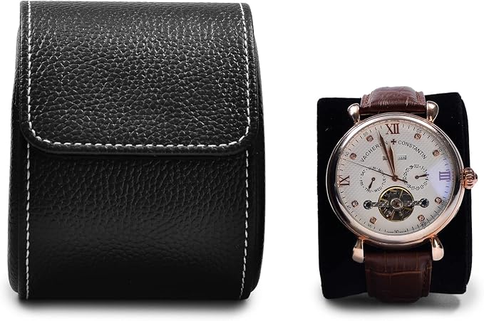 Oirlv Luxury Leather Watch Storage Box Travel Single Watch Case Jewelry Gift Box - Image 7