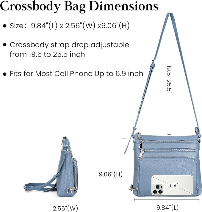 befen Genuine Leather Crossbody Bags - Image 5