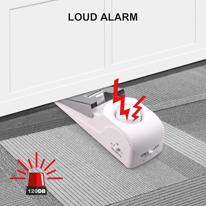 2 Pack Door Stop Alarm, Door Stopper - Image 4