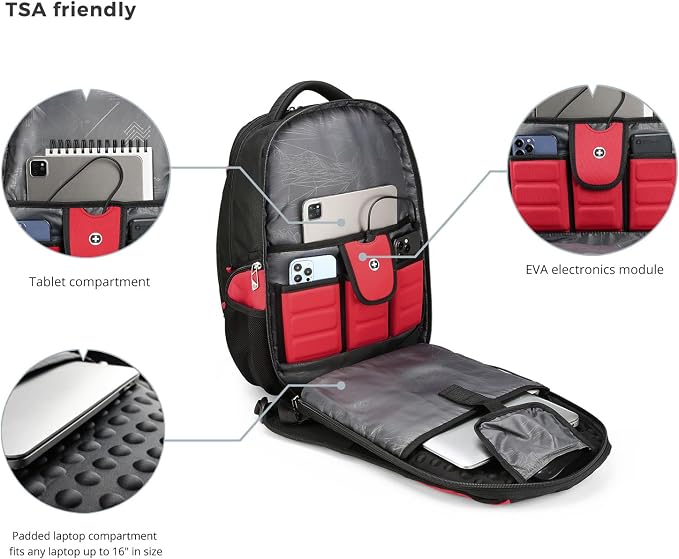 Swissdigital Design Men's Laptop Backpack - Image 5
