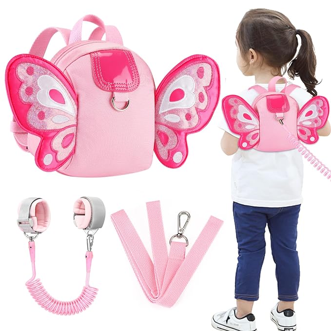 Accmor Toddler Harness Backpack Leash, Cute Butterfly Kid Backpacks by Accmor