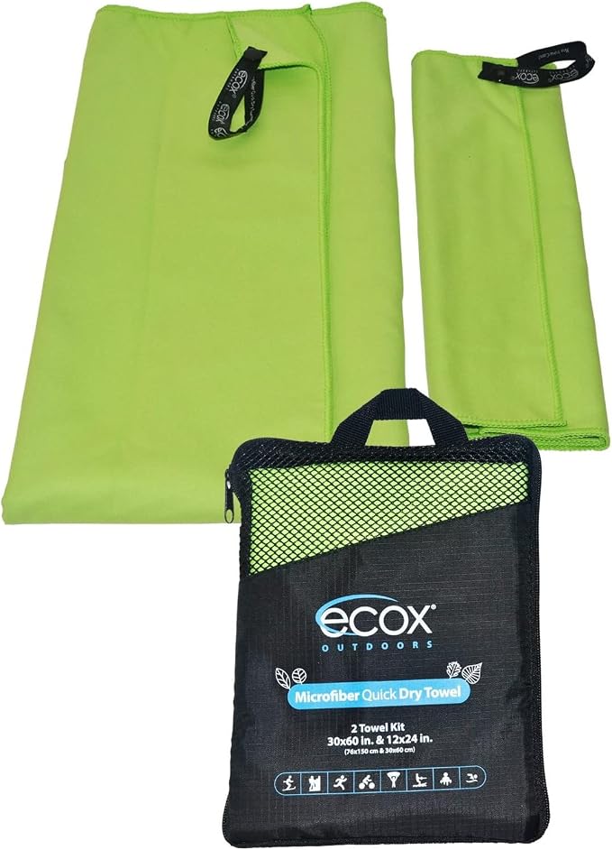 Outdoors Microfiber Towel Fast Drying Soft Feel Fast Action Drying by ecox