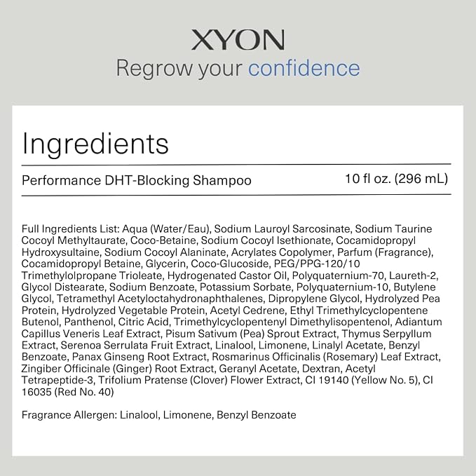 XYON Performance Shampoo for Men | DHT Blocking | Anti -Thinning | Improves - Image 7
