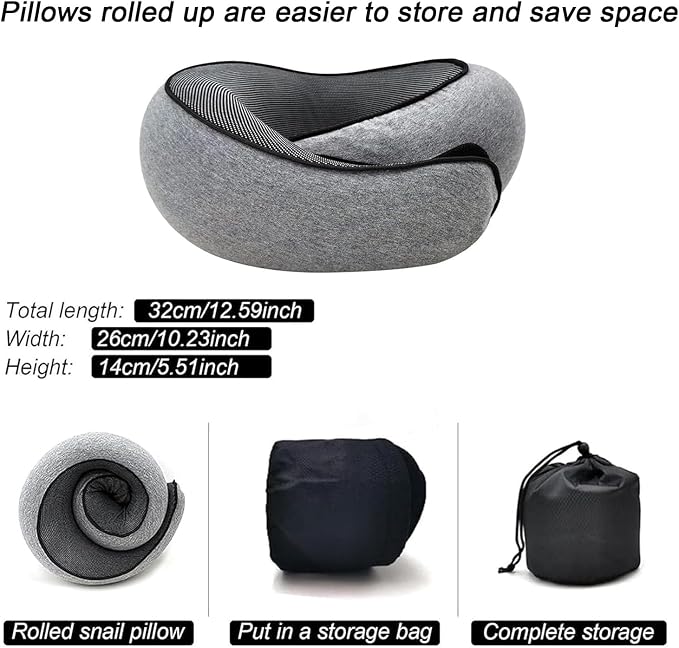 Travel Pillow, Travel Neck Pillow, 360 Degree Comfort and Breathability - Image 5
