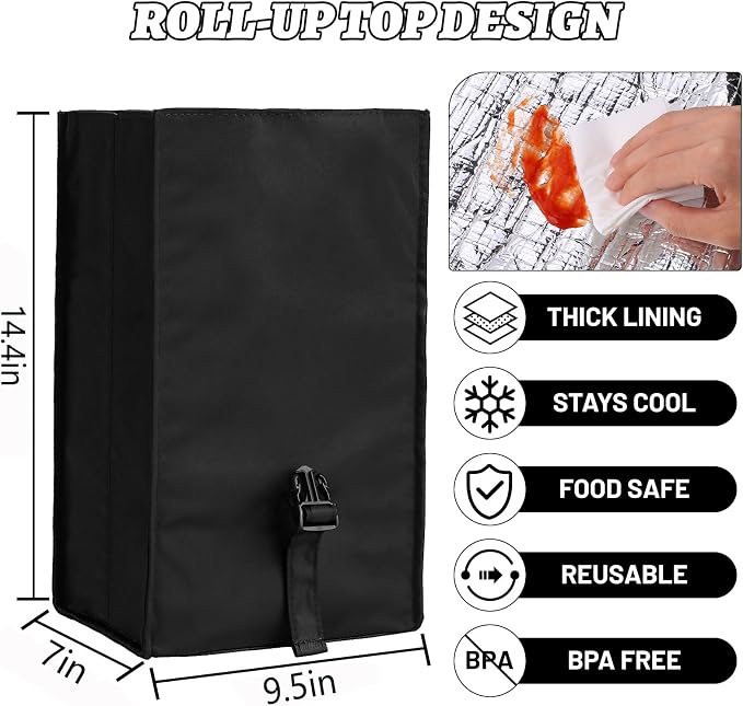 Insulated Foldable Lunch Bag - Image 4