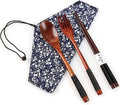 Wooden Chopsticks Spoon Fork Set Japanese Style Tableware Travel Utensils by Yinuoday