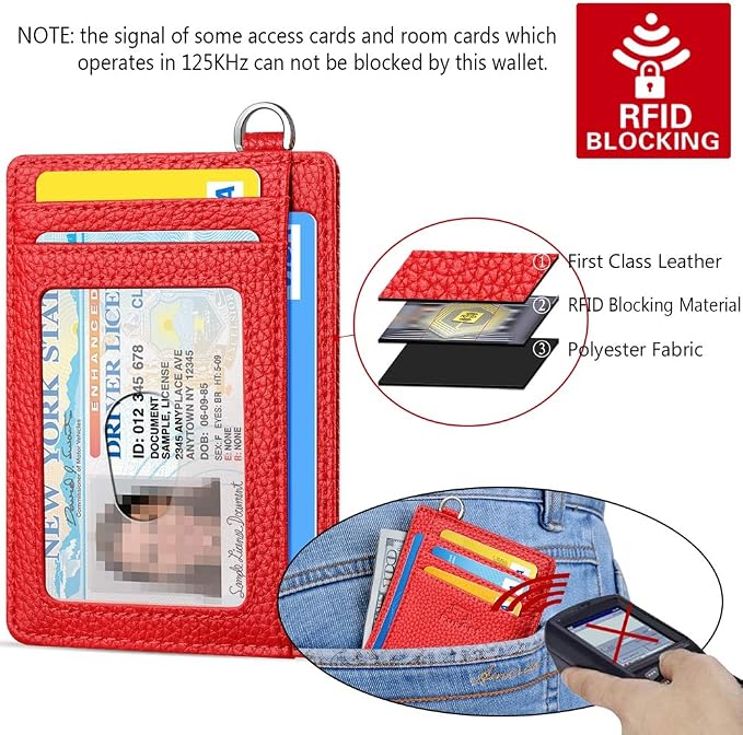 FurArt Slim Minimalist Wallet, Front Pocket Wallets, RFID Blocking, Credit Card - Image 5