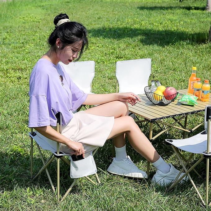 Folding Camping Chair for Small man, Portable Outdoor Backpacking Chair for - Image 7