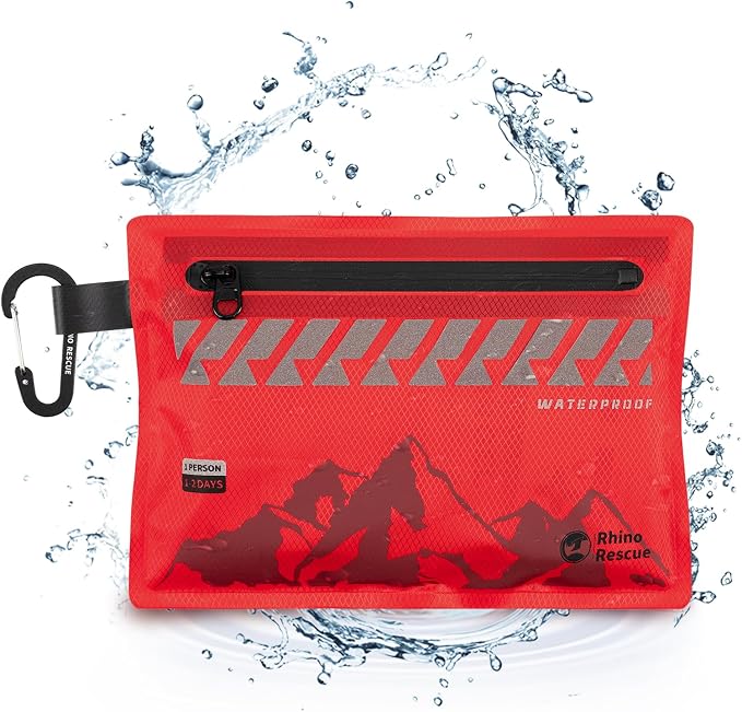 RHINO RESCUE Small First Aid Kit Ultralight Waterproof Medical Kit by RHINORESCUE