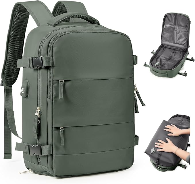 Vacuum Backpack Travel Laptop Backpacks by bergsalz