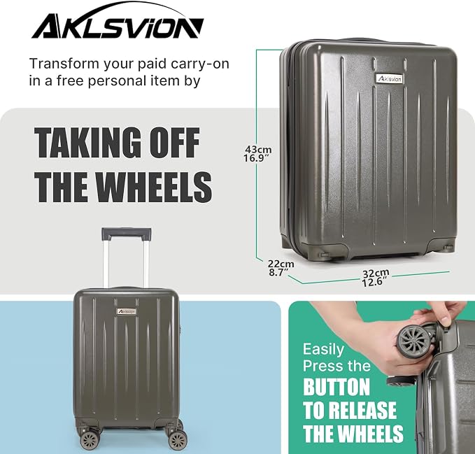 18-inch Carry-on Boarding Luggage: Equipped - Image 4