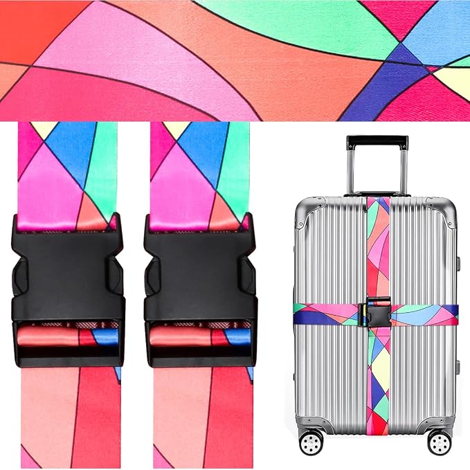 Adjustable Travel Luggage Strap Suitcase Belt Travel Bag Accessories 1.96 in W by Gutsdoor