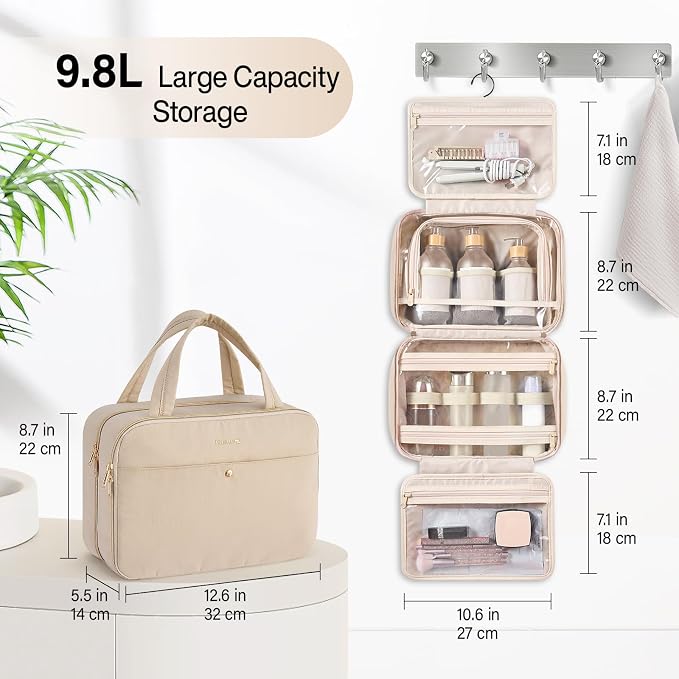 Hanke Hanging Travel Toiletry Bag - Image 2