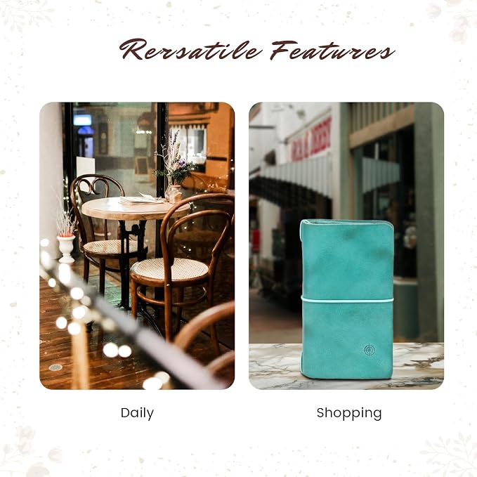 Genuine Leather Nomad Organizer Travel Wallet | Women's Wallet Clutch Passport - Image 2