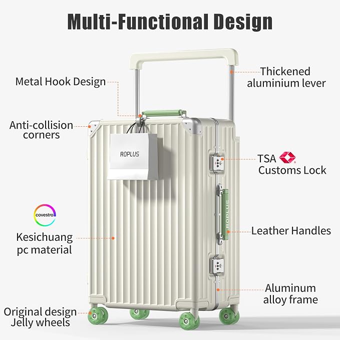 Aluminium Frame Checked-Luggage - Image 5