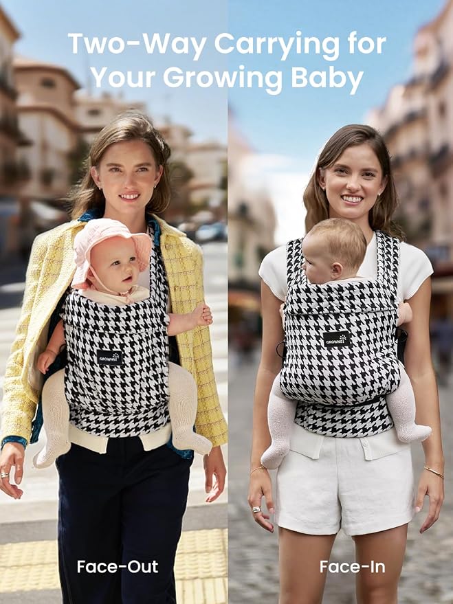 GROWNSY Baby Carrier Newborns to Toddlers, Ergonomic Baby Toddler Carrier - Image 3