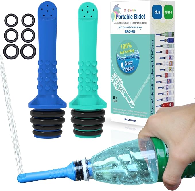 2PCS Backpacking Bidet by TONELIFE