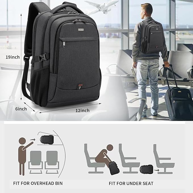 DUSLANG 17 Inch Laptop Backpack - Image 5