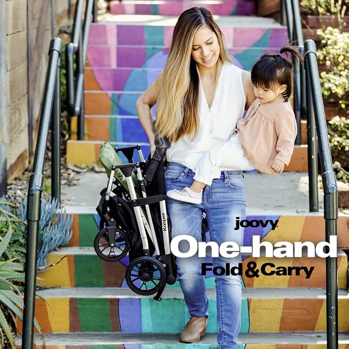 Joovy Kooper Lightweight Baby Stroller Featuring Removable, Swing-Open Tray - Image 4