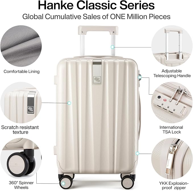 Hanke 24 Inch Luggage Suitcases - Image 3
