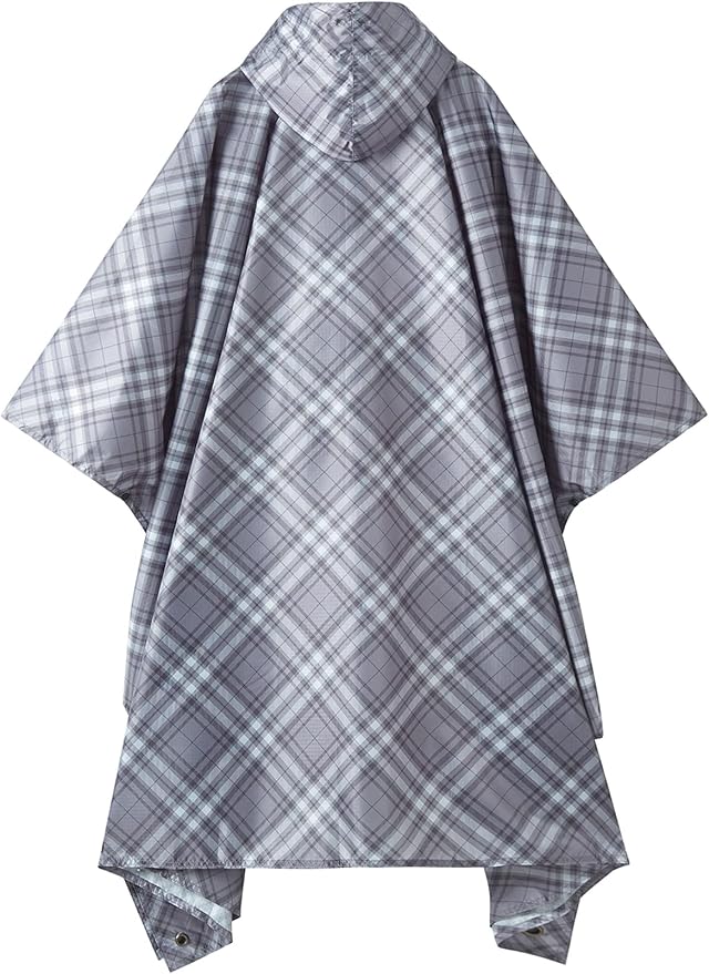 PTEROMY Hooded Rain Poncho for Adult - Image 7