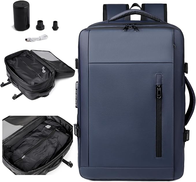 Vacuum-sealed travel computer backpack, Water-Resistant, - Image 7
